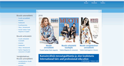 Desktop Screenshot of muotimaailma.fi